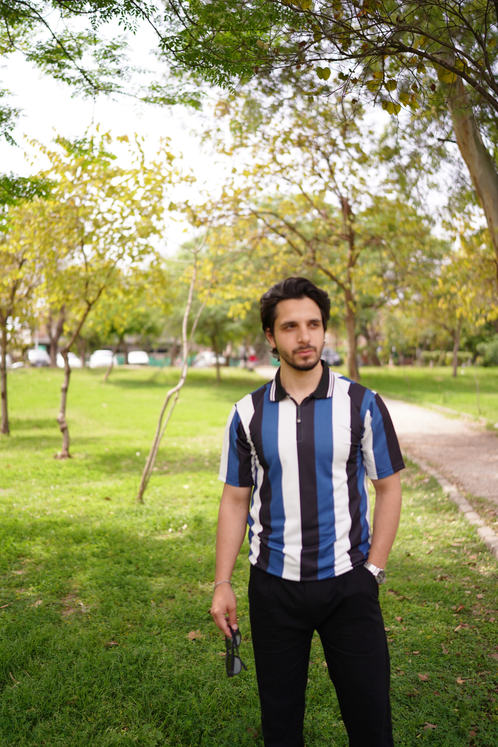 Varsity Vertical Stripe Polo - Image 3