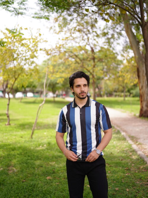 Varsity Vertical Stripe Polo