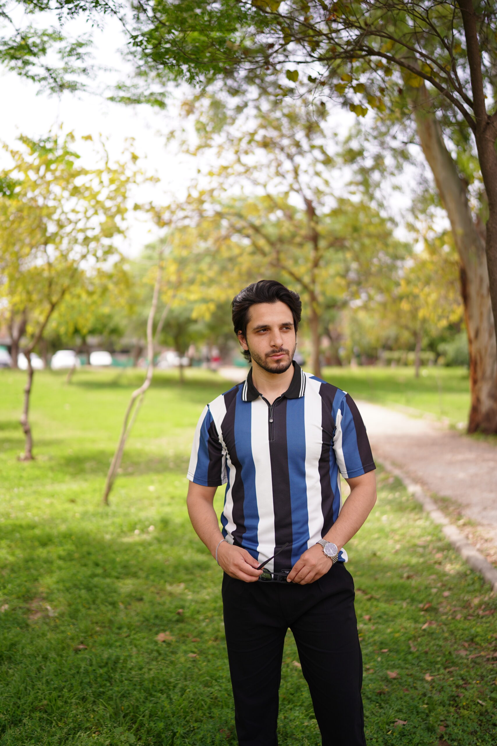 Varsity Vertical Stripe Polo